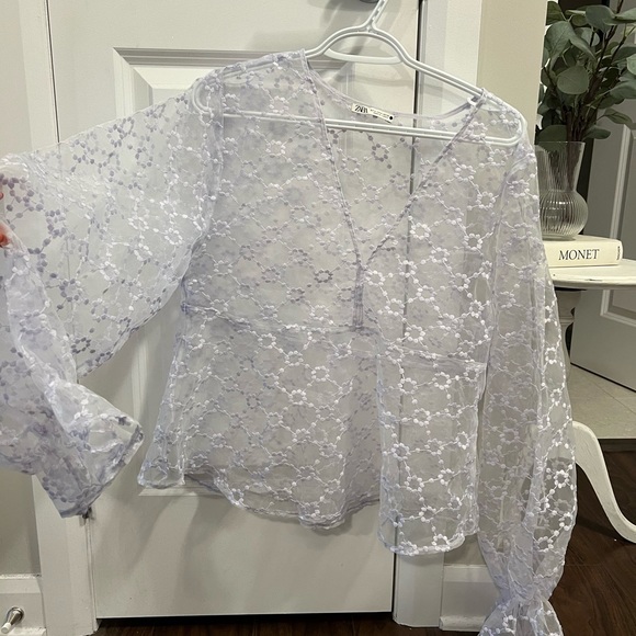 Zara sheer top - Picture 2 of 4